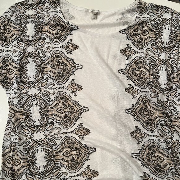 J. Crew Linen Blouse (Size Medium / Good Condition) - Picture 9 of 11